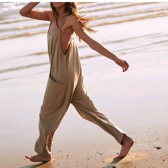 FP Movement by Free People Pants - Free People - Movement - Kelp - Hot Shot Jumpsuit